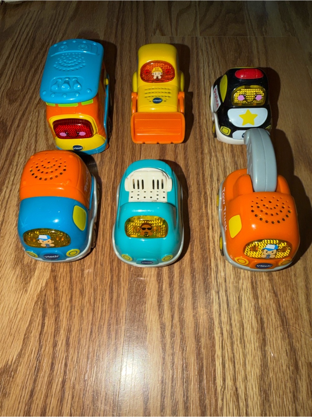 VTech Go Go Smart Wheels Vehicles Lot 6 Go! Go! Smart Wheels Race Cars talking
